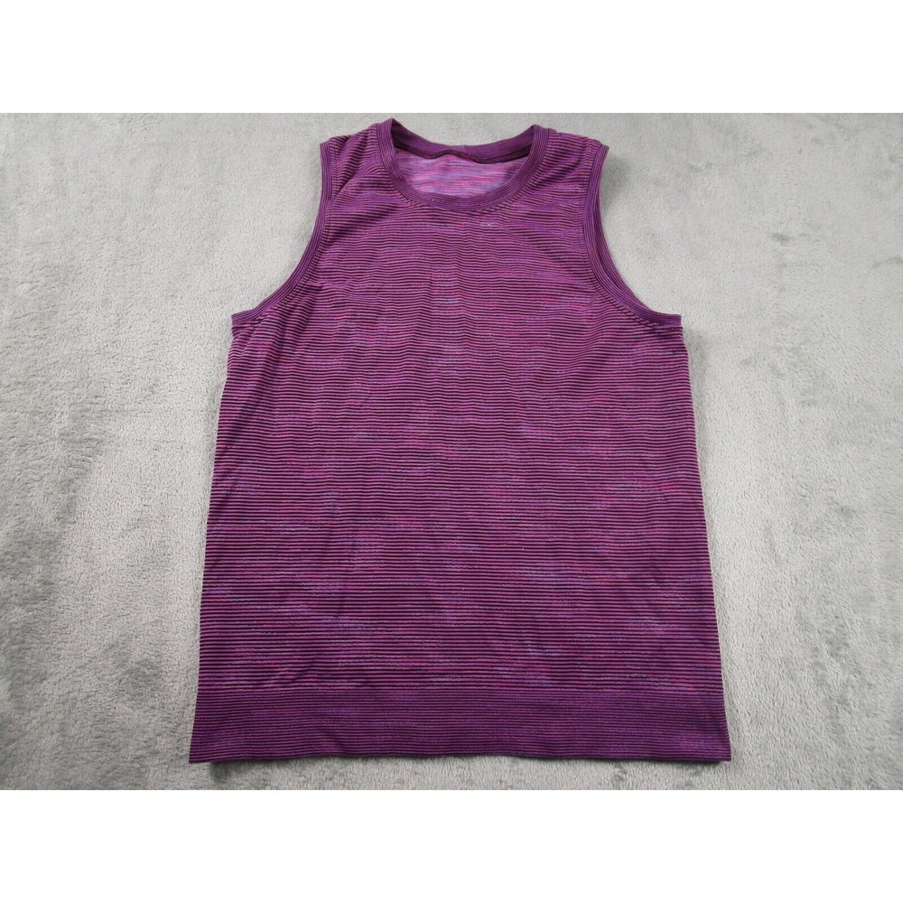 lululemon athletica Purple Striped Tank Top